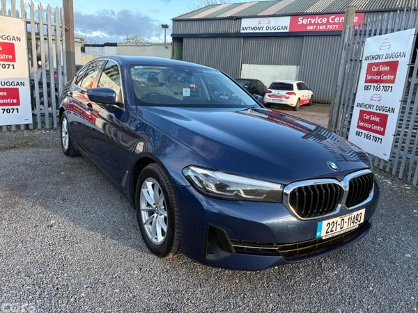 BMW 5-Series Saloon, Diesel, 2022, Blue