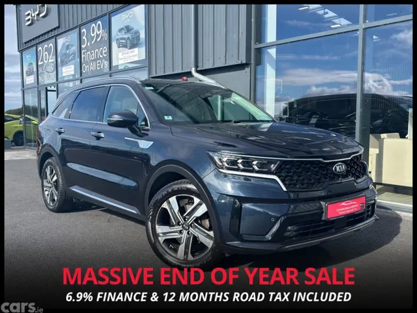 Kia Sorento SUV, Petrol Plug-in Hybrid, 2021, Blue