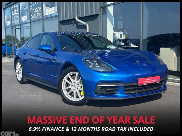 Porsche Panamera Hatchback, Petrol Plug-in Hybrid, 2018, Blue