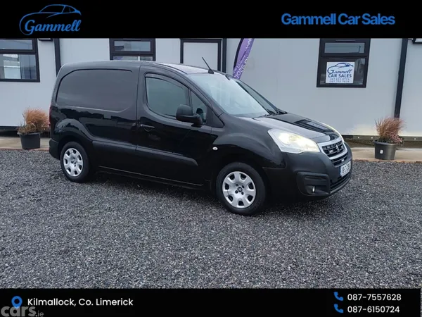 Peugeot Partner Van, Diesel, 2018, Black