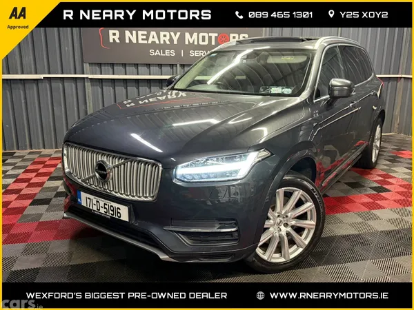 Volvo XC90 SUV, Petrol Plug-in Hybrid, 2017, Grey