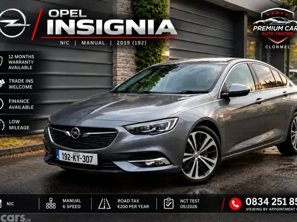 Opel Insignia Hatchback, Diesel, 2019, Grey