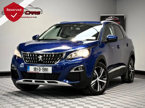 Peugeot 3008 MPV, Petrol, 2018, Blue