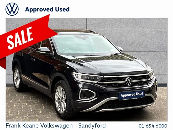 Volkswagen T-Roc SUV, Petrol, 2023, Black