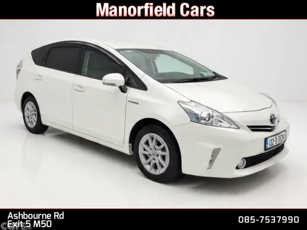 Toyota Prius MPV, Petrol Hybrid, 2013, White
