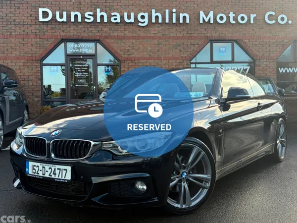 BMW 4-Series Convertible, Diesel, 2015, Black