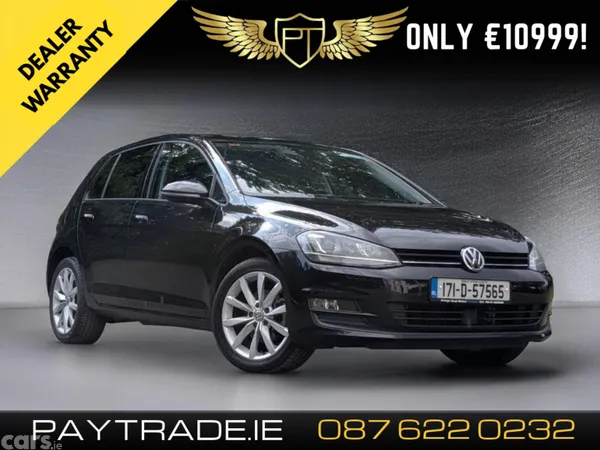 Volkswagen Golf Hatchback, Petrol, 2017, Black