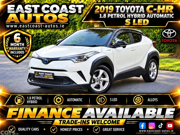 Toyota C-HR Hatchback, Petrol Hybrid, 2019, Grey