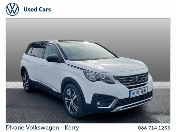 Peugeot 5008 MPV, Diesel, 2018, White