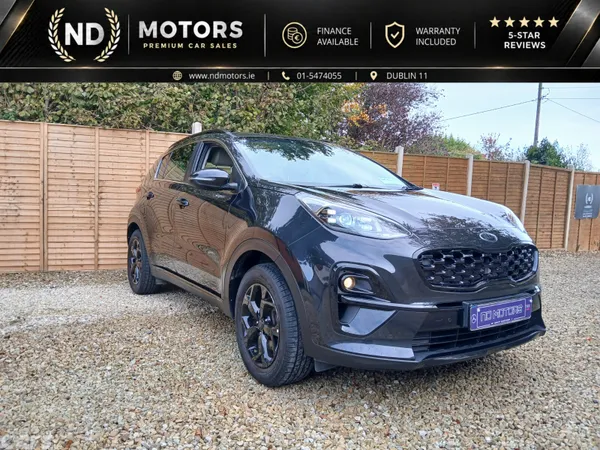 Kia Sportage SUV, Diesel Hybrid, 2022, Black