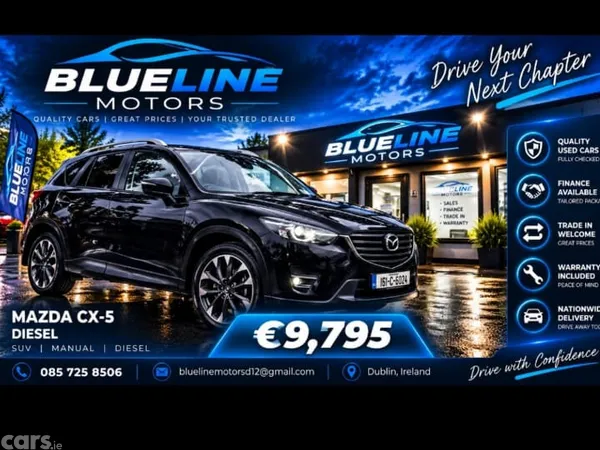 Mazda CX-5 SUV, Diesel, 2017, Black