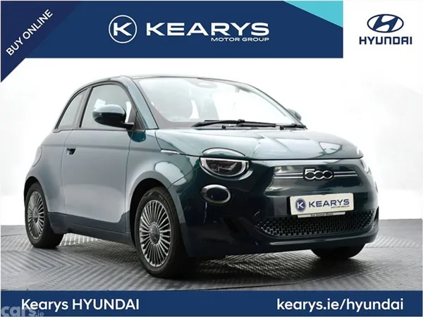 Fiat 500 Hatchback, Electric, 2022, Green