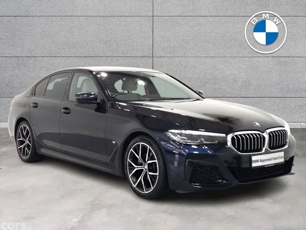 BMW 5-Series Saloon, Diesel Hybrid, 2021, Black