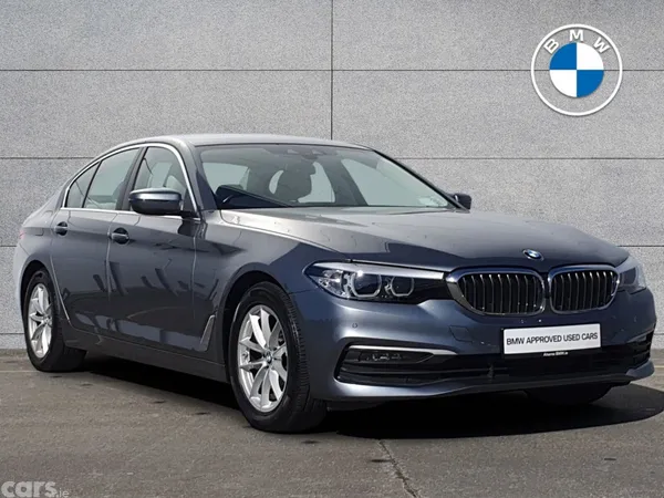 BMW 5-Series Saloon, Diesel Hybrid, 2020, Blue
