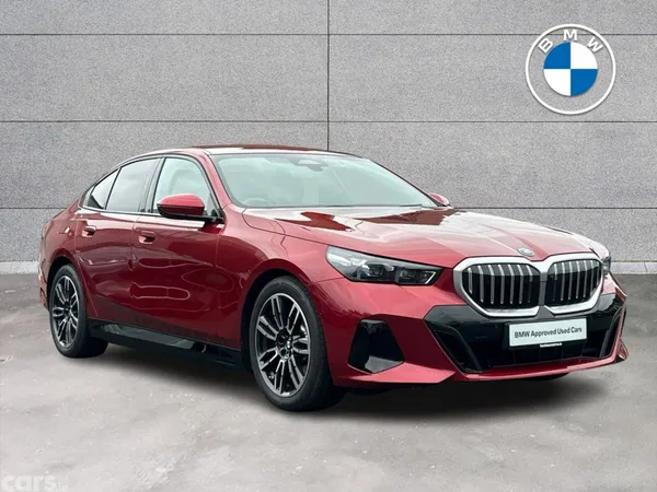 BMW 5-Series Saloon, Petrol Plug-in Hybrid, 2025, Red