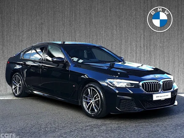 BMW 5-Series Saloon, Petrol Plug-in Hybrid, 2021, Black
