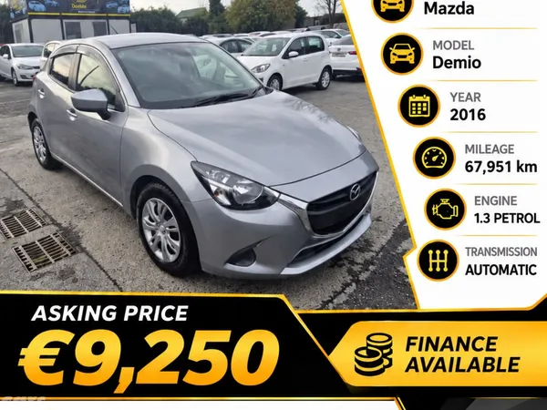 Mazda Demio Hatchback, Petrol, 2016, Silver