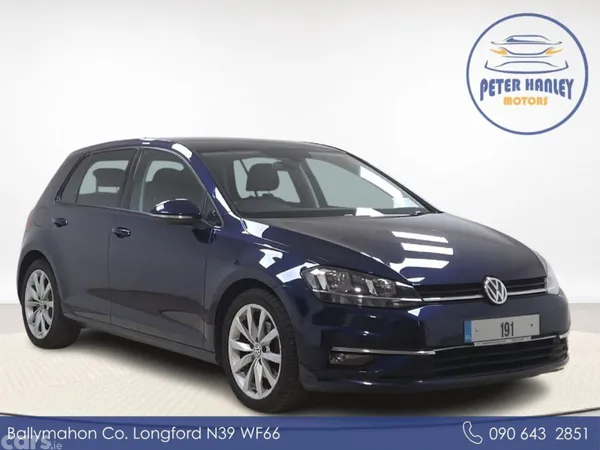 Volkswagen Golf Hatchback, Diesel, 2019, Blue