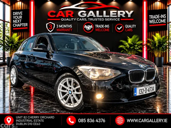 BMW 1-Series Hatchback, Diesel, 2013, Black