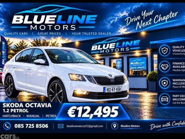 Skoda Octavia Saloon, Petrol, 2019, White