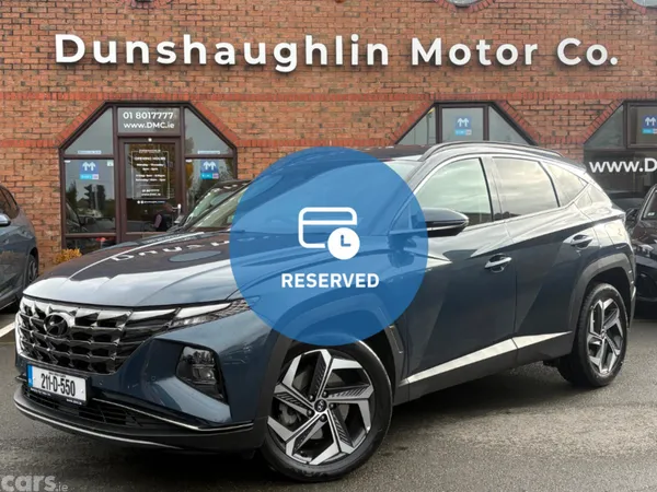 Hyundai Tucson SUV, Petrol Hybrid, 2021, Blue