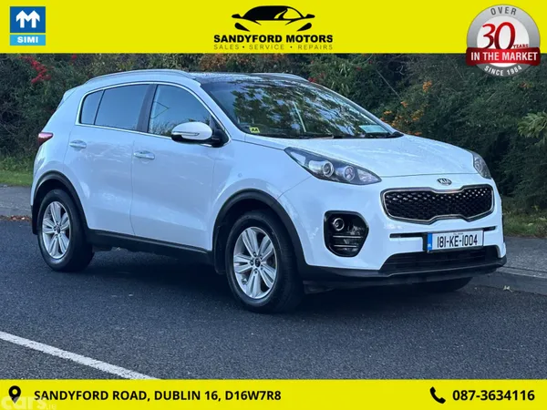 Kia Sportage MPV, Diesel, 2018, White