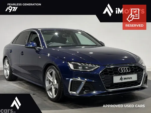 Audi A4 Saloon, Diesel, 2022, Blue