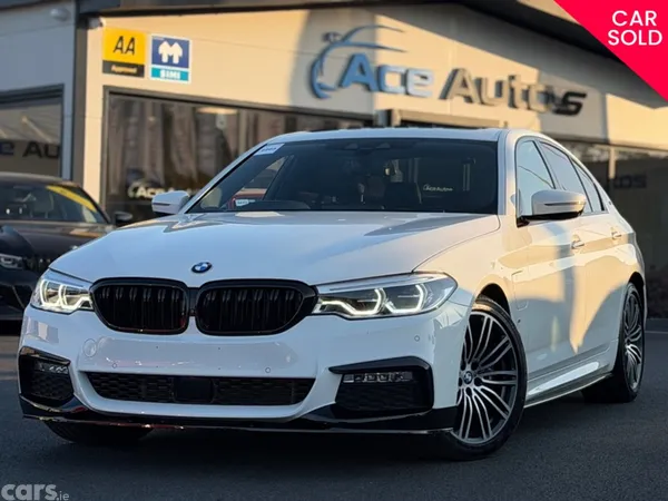 BMW 5-Series Saloon, Petrol Plug-in Hybrid, 2018, White