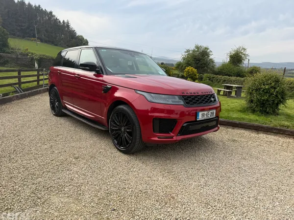 Land Rover Range Rover Sport SUV, Diesel, 2019, Red