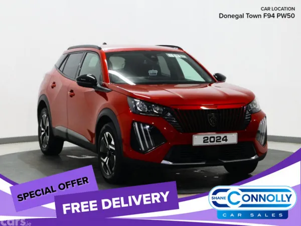 Peugeot 2008 MPV, Petrol, 2024, Red