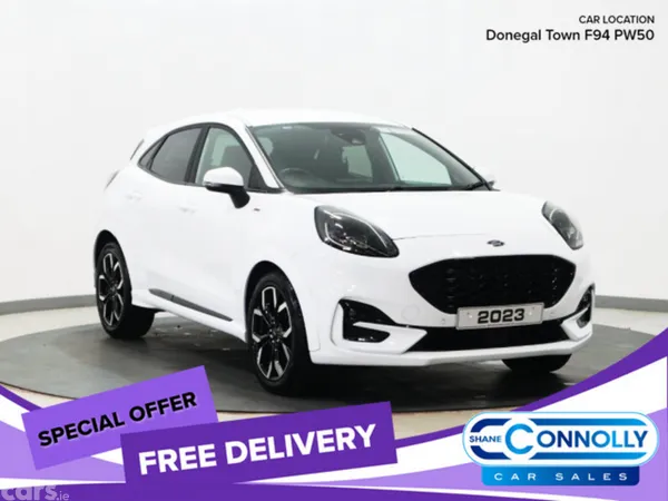 Ford Puma MPV, Petrol Hybrid, 2023, White