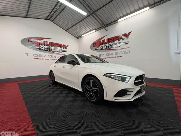 Mercedes-Benz A-Class Saloon, Petrol Hybrid, 2022, White