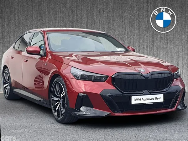 BMW 5-Series Saloon, Petrol Plug-in Hybrid, 2024, Red