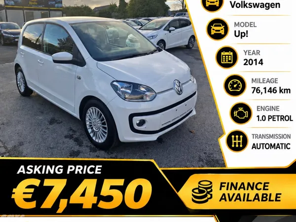 Volkswagen up! Hatchback, Petrol, 2014, White