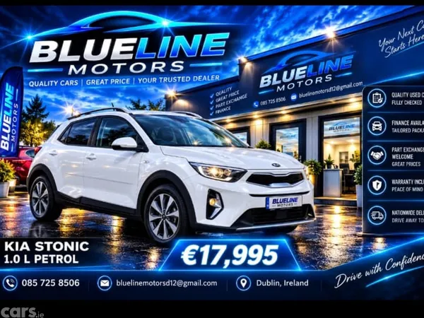 Kia Stonic Hatchback, Petrol, 2023, White