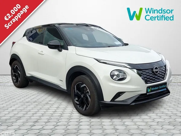 Nissan Juke SUV, Petrol Hybrid, 2024, White