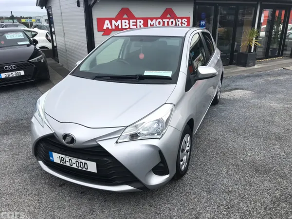 Toyota Vitz Hatchback, Petrol, 2018, Silver