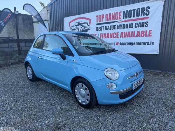 Fiat 500 Hatchback, Petrol, 2015, Blue