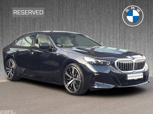 BMW 5-Series Saloon, Petrol Plug-in Hybrid, 2024, Black