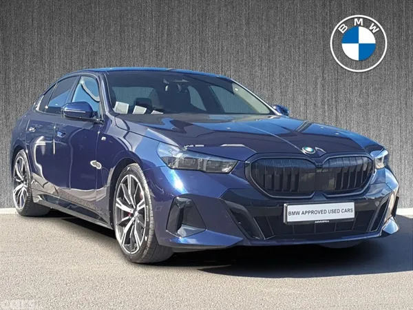 BMW 5-Series Saloon, Petrol Hybrid, 2024, Blue
