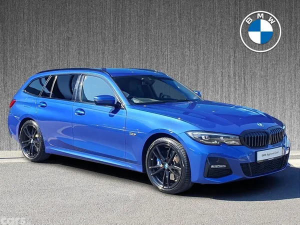 BMW 3-Series Estate, Petrol Plug-in Hybrid, 2021, Blue