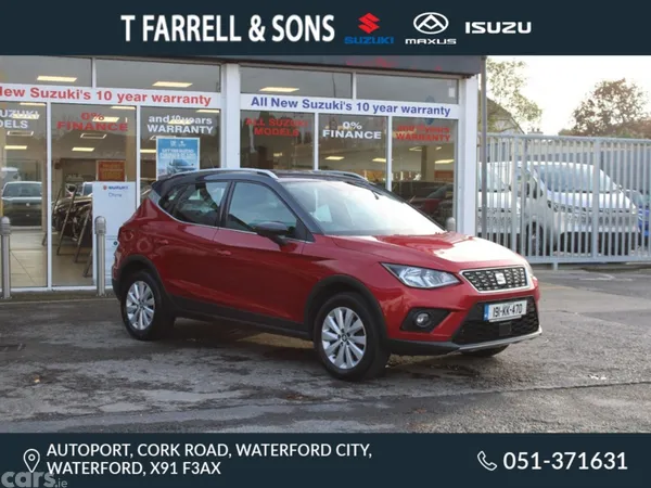 SEAT Arona Hatchback, Petrol, 2019, Red