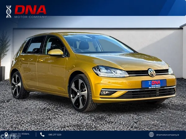Volkswagen Golf Hatchback, Petrol, 2019, Yellow