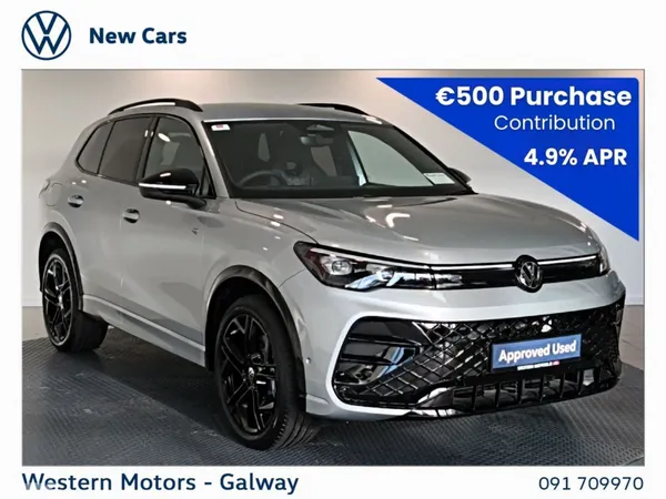 Volkswagen Tiguan SUV, Petrol Plug-in Hybrid, 2026, Silver