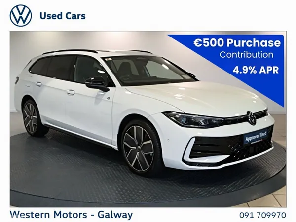 Volkswagen Passat Estate, Petrol Plug-in Hybrid, 2026, White