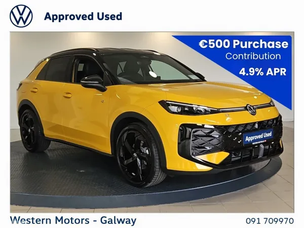 Volkswagen T-Roc SUV, Petrol, 2026, Yellow