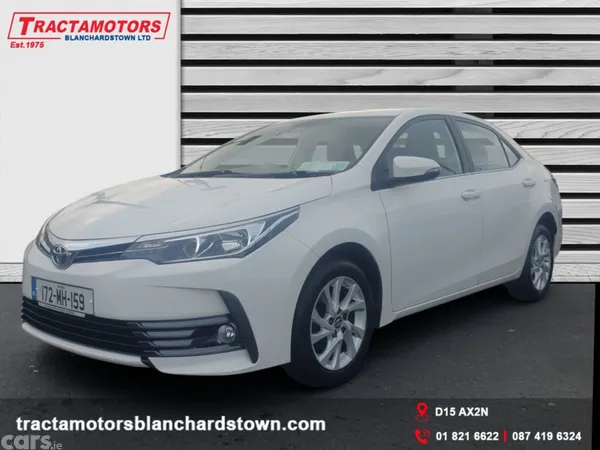 Toyota Corolla Saloon, Petrol, 2017, White