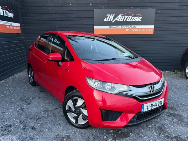 Honda Fit Hatchback, Petrol Hybrid, 2014, Red