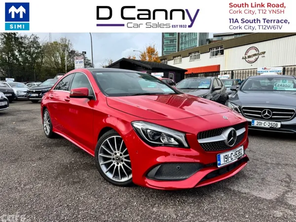 Mercedes-Benz CLA Saloon, Petrol, 2019, Red