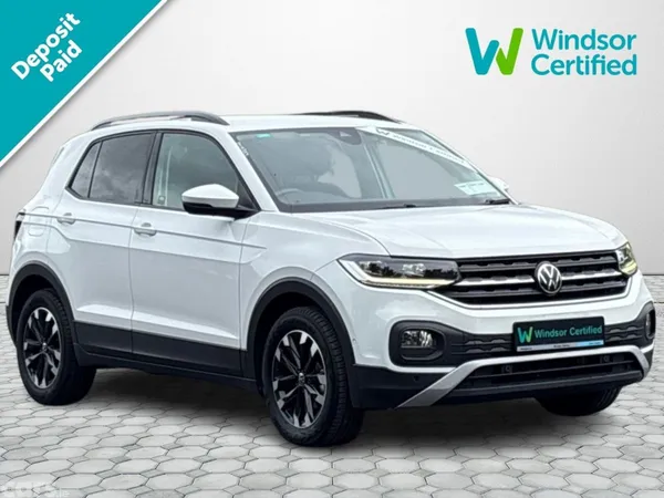Volkswagen T-Cross Hatchback, Petrol, 2021, White
